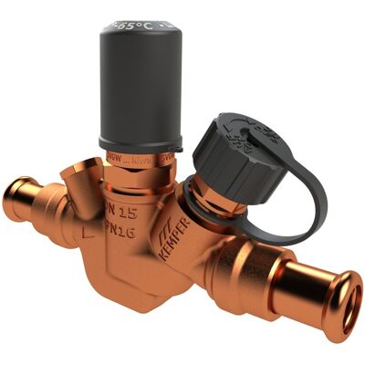 KEMPER Multi-therm Valvola Di Regolazione Automatica Del Ricircolo, Da 50 °c A 65 °c, Mapress, Figura 143 22, Bronzo, 50-65 °c Mapress Dn 15 / 18 Mm, 1432201800 KEMPER Multi-therm Valvola Di Regolazione Automatica Del Ricircolo, Da 50 °c A 65 °c, Mapress, Figura 143 22, Bronzo, 50-65 °c Mapress Dn 15 / 18 Mm, 1432201800