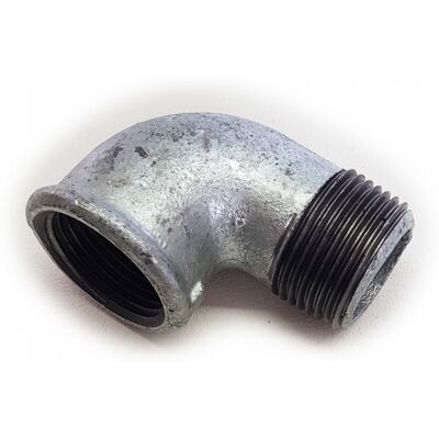 GEBO Raccordo Mf 1''+1/2'' Gomito Zincato Curva Di Ghisa Malleabile GEBO Raccordo Mf 1''+1/2'' Gomito Zincato Curva Di Ghisa Malleabile