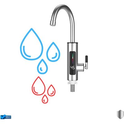 OEM Rubinetto Per Scaldabagno Elettrico In Acciaio Inox - Scaldabagno Elettrico Istantaneo - Scaldabagno Istantaneo - Con Rubinetto Di Lusso In Acciaio Inox - Riscalda Fino A 60 Gradi - 3000 W OEM Rubinetto Per Scaldabagno Elettrico In Acciaio Inox - Scaldabagno Elettrico Istantaneo - Scaldabagno Istantaneo - Con Rubinetto Di Lusso In Acciaio Inox - Riscalda Fino A 60 Gradi - 3000 W