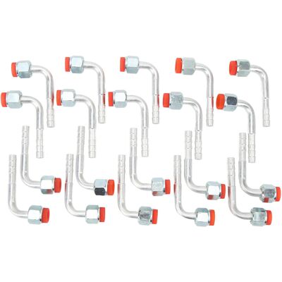 VISTRECK 20 Pz Raccordo Barb Dado A Gomito 90 Gradi O Ring Femmina Aria Condizionata Tubo Connettore Adattatore Giunto 3/8in VISTRECK 20 Pz Raccordo Barb Dado A Gomito 90 Gradi O Ring Femmina Aria Condizionata Tubo Connettore Adattatore Giunto 3/8in