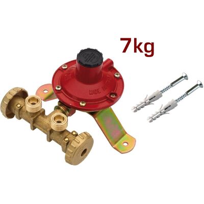 UNIVERSALE Mini Centralina 2 Bombole Staffa Regolatore Da 7 Kg Senza Flessibili Gas Gpl UNIVERSALE Mini Centralina 2 Bombole Staffa Regolatore Da 7 Kg Senza Flessibili Gas Gpl