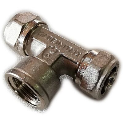 TIEMME Raccordo Diritto/niples Femmina 3/4' Ø20 Multistrato A Pressare - TIEMME Raccordo Diritto/niples Femmina 3/4' Ø20 Multistrato A Pressare -