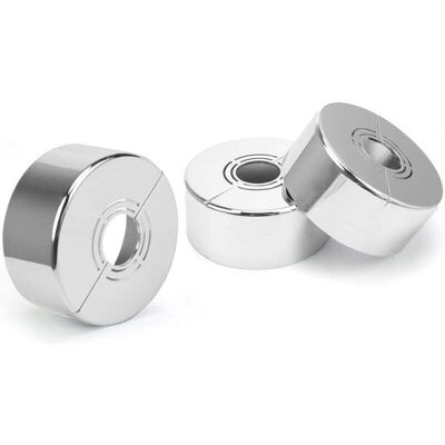 DPZO Rosetta Per Rubinetto In 3 Pezzi, Rosetta Per Miscelatore Doccia, 3 Misure In 1, Copritubo Per Radiatore Adatto Ai Diametri Utilizzati Per La Decorazione Del Rubinetto DPZO Rosetta Per Rubinetto In 3 Pezzi, Rosetta Per Miscelatore Doccia, 3 Misure In 1, Copritubo Per Radiatore Adatto Ai Diametri Utilizzati Per La Decorazione Del Rubinetto