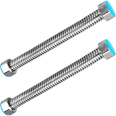 OEM 2 Tubi G1/2" X G1/2", 10 Cm, Raccordo Per Scaldabagno, Tubo Per Bagno, Tubo Per Acqua Calda OEM 2 Tubi G1/2" X G1/2", 10 Cm, Raccordo Per Scaldabagno, Tubo Per Bagno, Tubo Per Acqua Calda