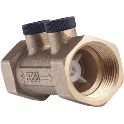FERRO Valvola Zza03 Anti-contaminazione 1 Pollice 90°c 32 Mm FERRO Valvola Zza03 Anti-contaminazione 1 Pollice 90°c 32 Mm