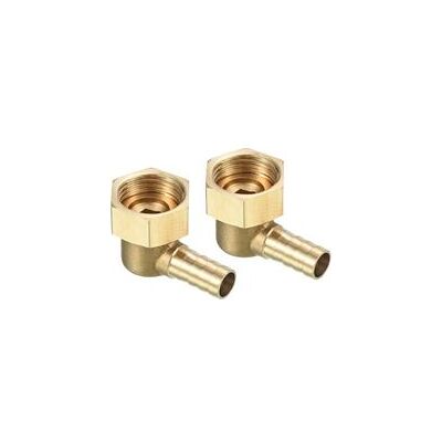 KEEMOTE Raccordo A Gomito In Ottone Con Attacco A Barb 10 Mm X G1/2 – Connettore Femmina Con Dado Girevole – Per Acqua, Aria, Carburante – Confezione Da 2 KEEMOTE Raccordo A Gomito In Ottone Con Attacco A Barb 10 Mm X G1/2 – Connettore Femmina Con Dado Girevole – Per Acqua, Aria, Carburante – Confezione Da 2