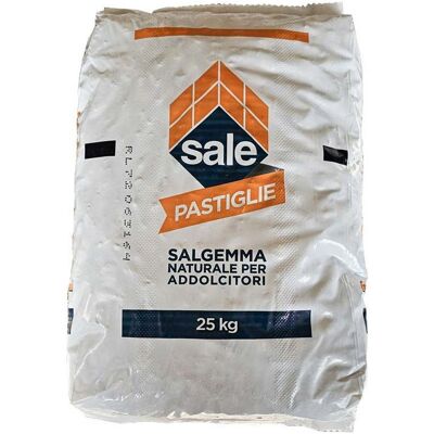 GENERICO Sale In Pastiglie Per Addolcitore Dell'acqua Rigenerazione Resina Sacchetto 25 Kg GENERICO Sale In Pastiglie Per Addolcitore Dell'acqua Rigenerazione Resina Sacchetto 25 Kg