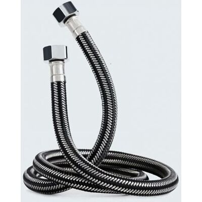 TORMATOR Tubo Flessibile Sanitario Da 1,5 M - Treccia In Acciaio Inox - Attacco Femmina G1/2 - Resistente Alla Corrosione E All'alta Pressione - Per Scaldabagni E Rubinetti TORMATOR Tubo Flessibile Sanitario Da 1,5 M - Treccia In Acciaio Inox - Attacco Femmina G1/2 - Resistente Alla Corrosione E All'alta Pressione - Per Scaldabagni E Rubinetti