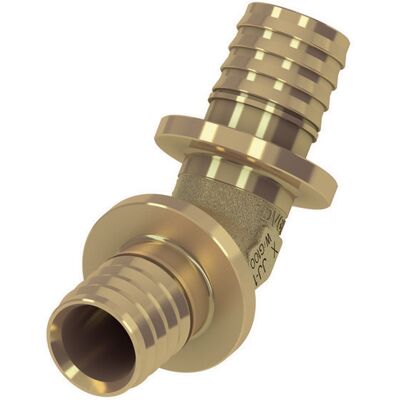 Raccordo angolare in ottone al silicio TECEflex 45° - Angolo Raccordo angolare in ottone al silicio TECEflex 45° - Angolo
