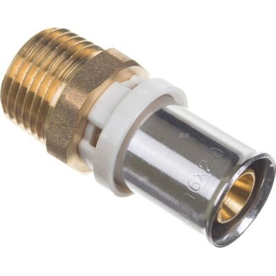 NONAME Raccordo No Name 16 Mm Ottone Diramazione Pressato NONAME Raccordo No Name 16 Mm Ottone Diramazione Pressato