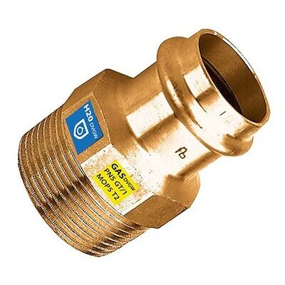FRABO Raccordo Dritto Bronzo 1/2' X 18 Mm A Pressare Maschio FRABO Raccordo Dritto Bronzo 1/2' X 18 Mm A Pressare Maschio