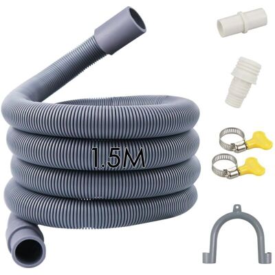 OEM Tubo Di Scarico Universale Per Lavatrici E Lavastoviglie – 1,5 M, Flessibile, Resistente, Con Raccordo Rapido Incluso OEM Tubo Di Scarico Universale Per Lavatrici E Lavastoviglie – 1,5 M, Flessibile, Resistente, Con Raccordo Rapido Incluso