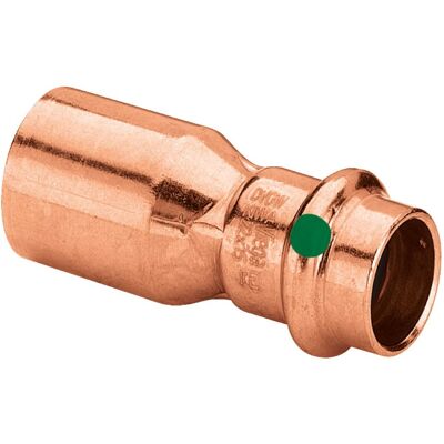 VIEGA 2415.1 Riduzione Maschio/femmina Ø28x22 In Rame A Pressare - 296506 VIEGA 2415.1 Riduzione Maschio/femmina Ø28x22 In Rame A Pressare - 296506