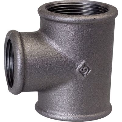 GEBO Raccordo A T Ridotto Femmina 5/4x1/2x5/4"" Nero, B1, Nr25, Nr 130r Opal GEBO Raccordo A T Ridotto Femmina 5/4x1/2x5/4"" Nero, B1, Nr25, Nr 130r Opal