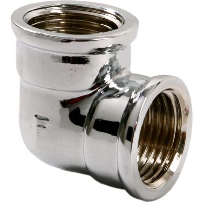 FERRO Raccordo K03c Ottone Cromato Dimensioni Compatte FERRO Raccordo K03c Ottone Cromato Dimensioni Compatte