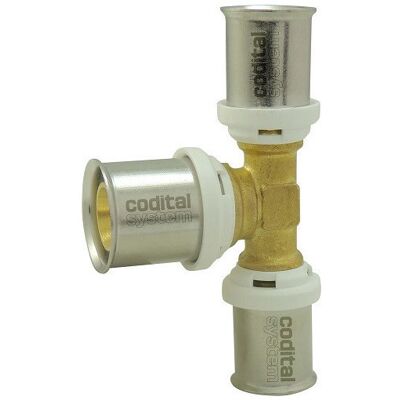 CODITAL Raccordo A T Ridotto Multicouche 20x16x20mm CODITAL Raccordo A T Ridotto Multicouche 20x16x20mm