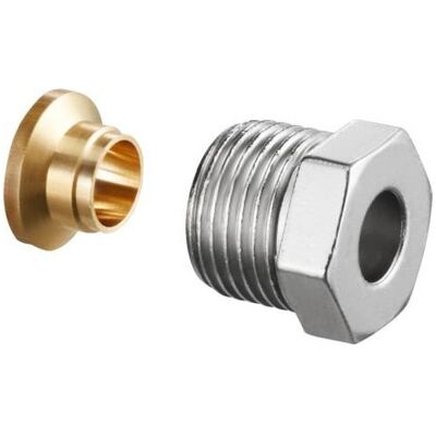 OVENTROP Raccordo A Compressione Ofix Cep Per Ig, Ottone 1/2 Pollice X 15 Mm OVENTROP Raccordo A Compressione Ofix Cep Per Ig, Ottone 1/2 Pollice X 15 Mm
