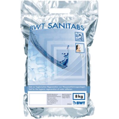 BWT - Sel Régénérant Aqa À Effet Hygiénique, Sanitabs, 8kg, 94241, BWT - Sel Régénérant Aqa À Effet Hygiénique, Sanitabs, 8kg, 94241,