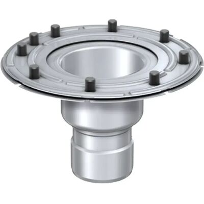 ACO Scarico Variant-cr Dn100 Flangia A Pressione/manicotto 90 Gradi Senza Sifone A Campana Vaso D=142mm, 9569.20.00 ACO Scarico Variant-cr Dn100 Flangia A Pressione/manicotto 90 Gradi Senza Sifone A Campana Vaso D=142mm, 9569.20.00