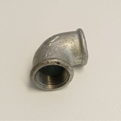 GEBO Raccordo Ff 1''+1/4'' Gomito Zincato Curva Di Ghisa Malleabile GEBO Raccordo Ff 1''+1/4'' Gomito Zincato Curva Di Ghisa Malleabile