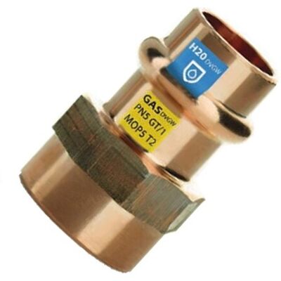 FRABO Raccordo Dritto Bronzo 1/2" X 12 Mm A Pressare Femmina FRABO Raccordo Dritto Bronzo 1/2" X 12 Mm A Pressare Femmina