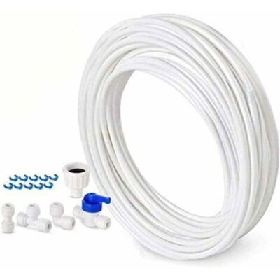 SANS MARQUE Tubo Di Ingresso Acqua – 10 M – Kit Di Raccordo Per Frigoriferi Europei A Doppia Porta – Diametro 6,3 Mm SANS MARQUE Tubo Di Ingresso Acqua – 10 M – Kit Di Raccordo Per Frigoriferi Europei A Doppia Porta – Diametro 6,3 Mm
