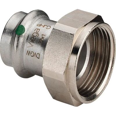 Raccordo Sanpress Inox Viega - 15mm G 1/2 Acciaio inossidabile Raccordo Sanpress Inox Viega - 15mm G 1/2 Acciaio inossidabile