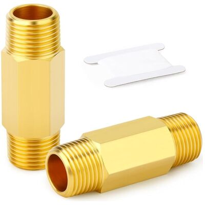 OEM Cyrill - Raccordi Per Tubi In Ottone Da 2 Pezzi, Raccordo Lungo, Raccordo Di Estensione Maschio Bsp Da 1/4" Lunghezza 50 Mm OEM Cyrill - Raccordi Per Tubi In Ottone Da 2 Pezzi, Raccordo Lungo, Raccordo Di Estensione Maschio Bsp Da 1/4" Lunghezza 50 Mm