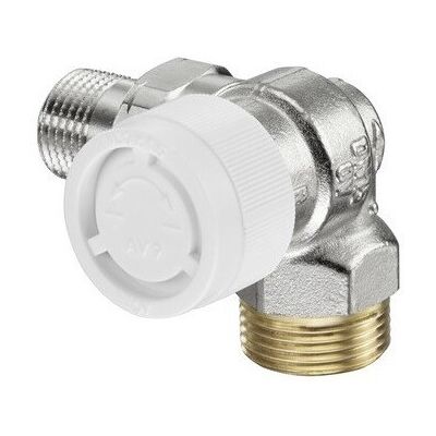 Valvola Termostatica Oventrop Serie AV 9 - Angolo Doppio Destra - Ottone Nichelato Valvola Termostatica Oventrop Serie AV 9 - Angolo Doppio Destra - Ottone Nichelato