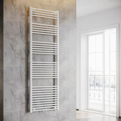 SONNI Termoarredo Scaldasalviette Radiatore Ad Acqua Calda Bagno Collegamento Intermedio 1800x600mm Bianco - SONNI Termoarredo Scaldasalviette Radiatore Ad Acqua Calda Bagno Collegamento Intermedio 1800x600mm Bianco -