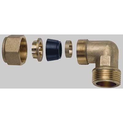 FAR Gomito Maschio Con Kit Di Tenuta Per Tubo Rame - 1/2 X 10 FAR Gomito Maschio Con Kit Di Tenuta Per Tubo Rame - 1/2 X 10