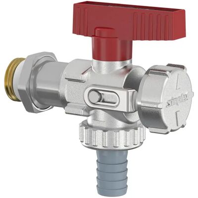 FLAMCO Rubinetto A Sfera Kfe Ad Angolo, Esecuzione Lunga G1/2a Pn16 Ms Nichelato Con Raccordo Portagomma, F10674 FLAMCO Rubinetto A Sfera Kfe Ad Angolo, Esecuzione Lunga G1/2a Pn16 Ms Nichelato Con Raccordo Portagomma, F10674