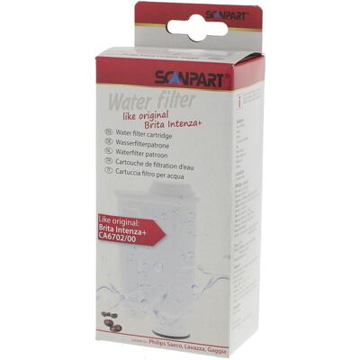 Cartuccia filtro acqua Scanpart per Saeco e Brita Cartuccia filtro acqua Scanpart per Saeco e Brita
