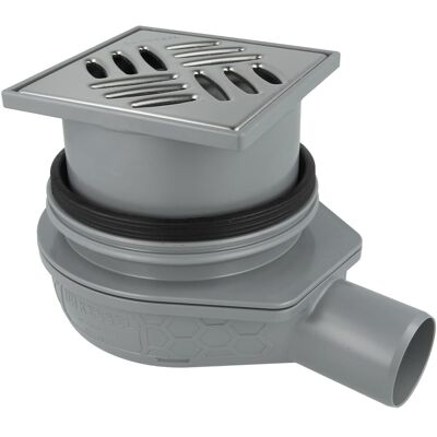 Kessel - Sifone pavimento ultra piatto - 120x120mm - K3 Kessel - Sifone pavimento ultra piatto - 120x120mm - K3