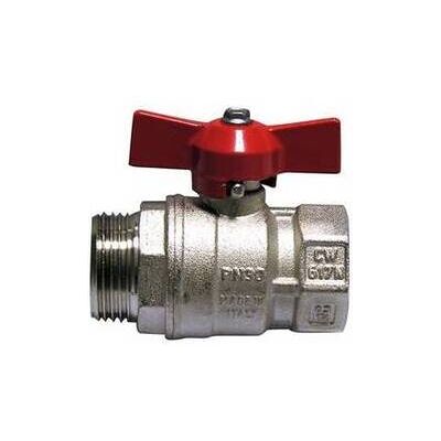 Bugatti Valvola A Sfera Maschio/femmina Maniglia A Farfalla Leva Corta 1/2' Bugatti Valvola A Sfera Maschio/femmina Maniglia A Farfalla Leva Corta 1/2'