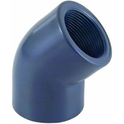 CEPEX Raccordo Pvc 45 Gradi, Muffa X Ig 40mm, Pn10 - Ideale Per Tubi CEPEX Raccordo Pvc 45 Gradi, Muffa X Ig 40mm, Pn10 - Ideale Per Tubi
