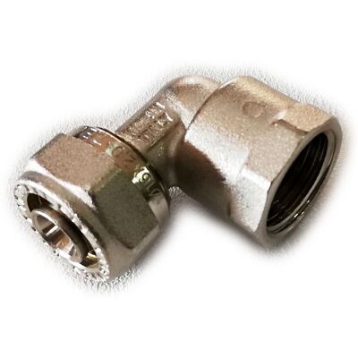 TIEMME - Raccordo Curvo Femmina Per Tubo Multistrato Modello Al-cobrapex 3/4 Ø20 TIEMME - Raccordo Curvo Femmina Per Tubo Multistrato Modello Al-cobrapex 3/4 Ø20