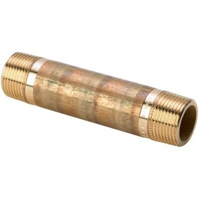 VIEGA Nipplo Lungo Mm 1/2"x60 Bronzo, Filettatura R 267315 VIEGA Nipplo Lungo Mm 1/2"x60 Bronzo, Filettatura R 267315
