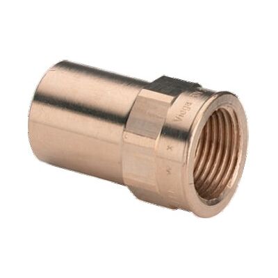 Viega Giunto Tubo 117733 - Ottone al Silicio, Rame Rosso - 15mm Viega Giunto Tubo 117733 - Ottone al Silicio, Rame Rosso - 15mm