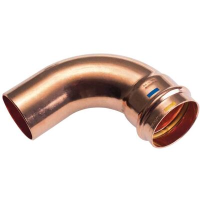 VDS Curva A 90° Maschio/femmina In Rame A Pressare Ø28 X Ø28 Mm VDS Curva A 90° Maschio/femmina In Rame A Pressare Ø28 X Ø28 Mm