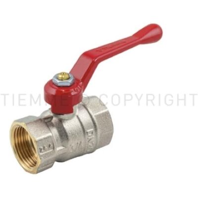 TIEMME Valvola A Sfera Femmina Femmina Ottone 1 Leva Alluminio 2360009 TIEMME Valvola A Sfera Femmina Femmina Ottone 1 Leva Alluminio 2360009
