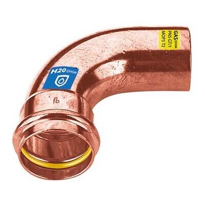 FRABO Raccordo Curva 90° Rame 15 Mm A Pressare M/f FRABO Raccordo Curva 90° Rame 15 Mm A Pressare M/f