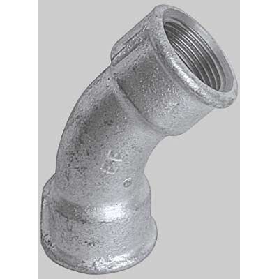Made in Italy "curva A 45° Femmina/femmina Zincata - 1""1/4" Made in Italy "curva A 45° Femmina/femmina Zincata - 1""1/4"