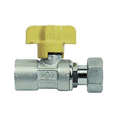 Bugatti Rubinetto A Sfera Per Gas Ff Con Bocchettone 1/2" Dn 10 Bugatti Rubinetto A Sfera Per Gas Ff Con Bocchettone 1/2" Dn 10