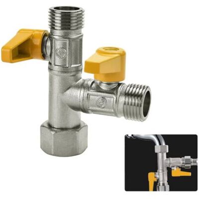 OEM Valvola A 3 Vie G 1/2 – Raccordo A T In Ottone – Facile Installazione Tra Doccia E Rubinetto – Resistente Alla Pressione E Alla Corrosione OEM Valvola A 3 Vie G 1/2 – Raccordo A T In Ottone – Facile Installazione Tra Doccia E Rubinetto – Resistente Alla Pressione E Alla Corrosione