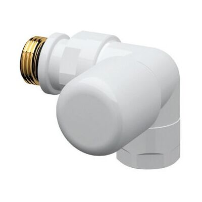 FAR Valvola Termostatizzabile Ad Angolo Sinistro Top 1/2 Bianco Lucido FAR Valvola Termostatizzabile Ad Angolo Sinistro Top 1/2 Bianco Lucido