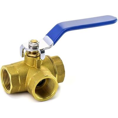 OEM Valvola A Sfera A 3 Vie (porta A T), Maniglia A Leva, Femmina (dn20 3/4) In Ottone Forgiato OEM Valvola A Sfera A 3 Vie (porta A T), Maniglia A Leva, Femmina (dn20 3/4) In Ottone Forgiato