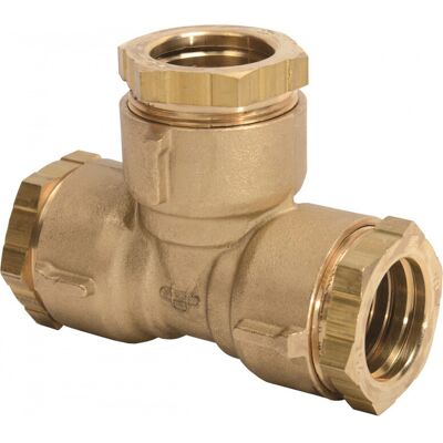 HUOT Raccord Té Pe 20 Raccord Té À Compression Pour Tube Pe Ø20 - HUOT Raccord Té Pe 20 Raccord Té À Compression Pour Tube Pe Ø20 -