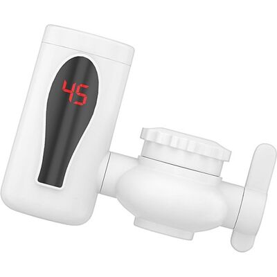 OEM Rubinetto Per Acqua Calda Istantanea, Scaldabagno Elettrico Senza Serbatoio, 2 Modalità Di Funzionamento, Funzione Girevole, Display Digitale A Led Per Cucina, Bagno, Piccoli Appartamenti, Campeggio OEM Rubinetto Per Acqua Calda Istantanea, Scaldabagno Elettrico Senza Serbatoio, 2 Modalità Di Funzionamento, Funzione Girevole, Display Digitale A Led Per Cucina, Bagno, Piccoli Appartamenti, Campeggio