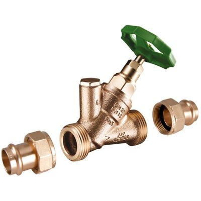 KEMPER Standard Valvola Di Intercettazione A Flusso Libero, Set Valvola Incl. Raccordi In Busta, Figura 174 30 Vt, Bronzo/ottone, Senza Scarico Raccordo Sanpress Dn 50 / 54 Mm, 17430054vt KEMPER Standard Valvola Di Intercettazione A Flusso Libero, Set Valvola Incl. Raccordi In Busta, Figura 174 30 Vt, Bronzo/ottone, Senza Scarico Raccordo Sanpress Dn 50 / 54 Mm, 17430054vt